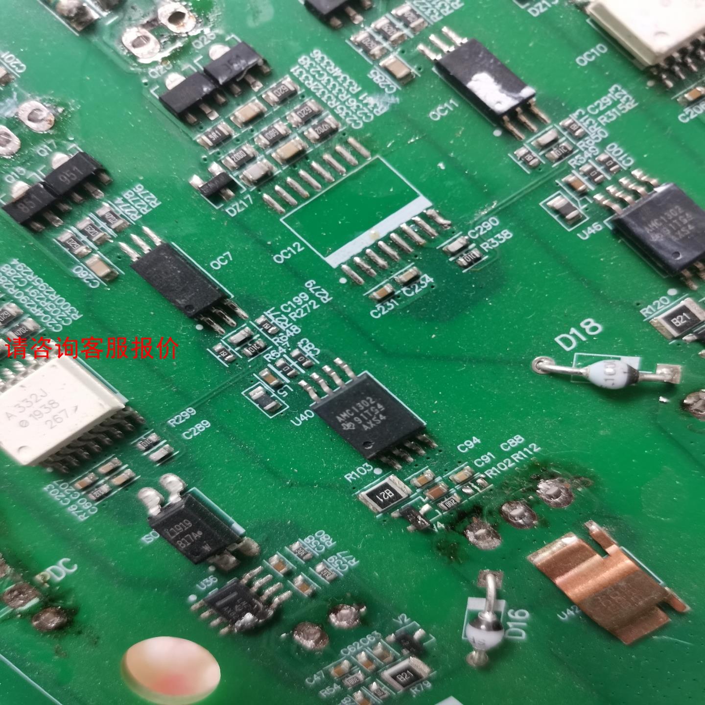 AMC1302、AMC1300B、AMC1305 用于电流检