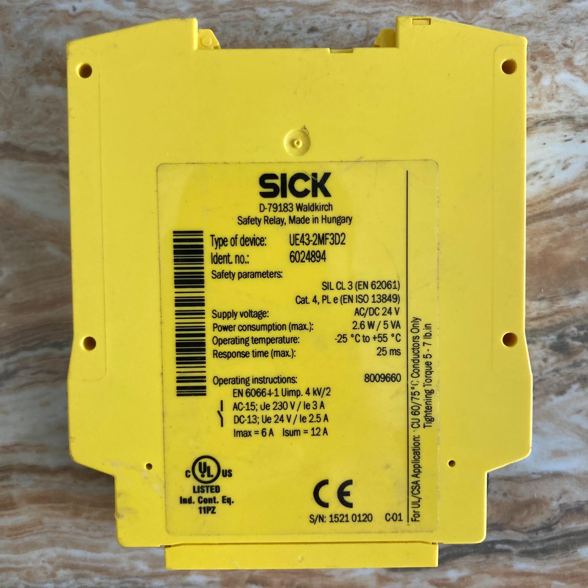 [德峰]SICK安全继电器UE43-2MF3D2 6024894