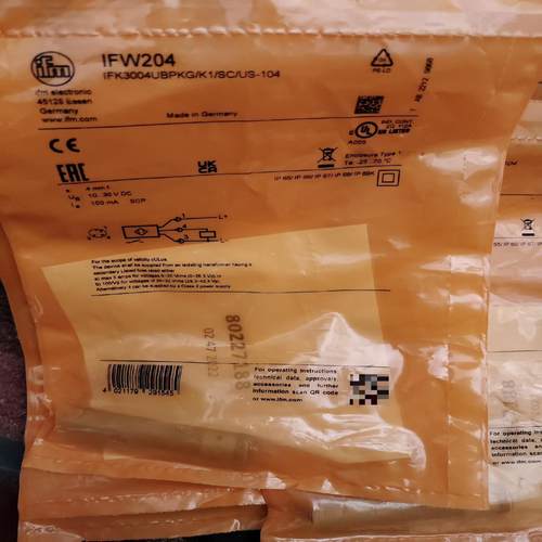 全新原装 IFM 易福门传感器IFW204 原装正品