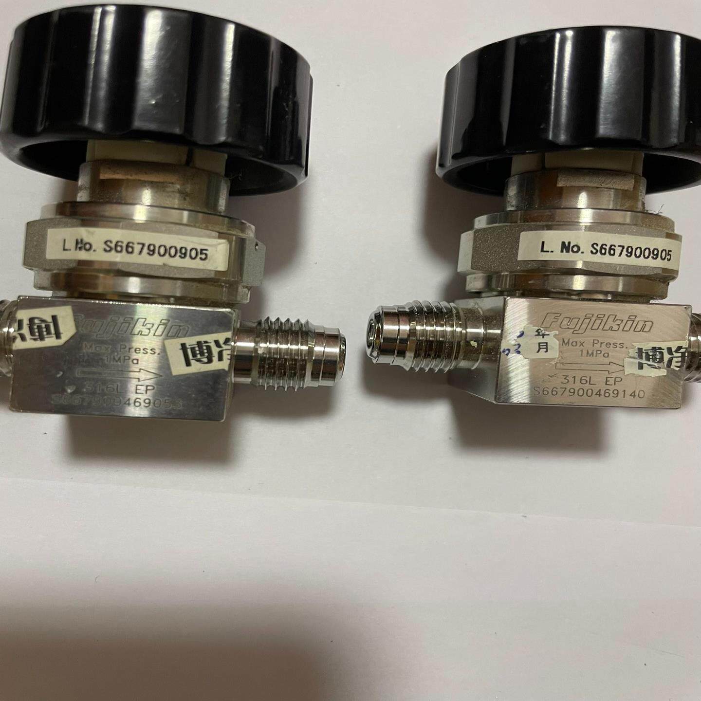 FUJIKIN富士金隔膜阀 316L EP 1/4 in.V