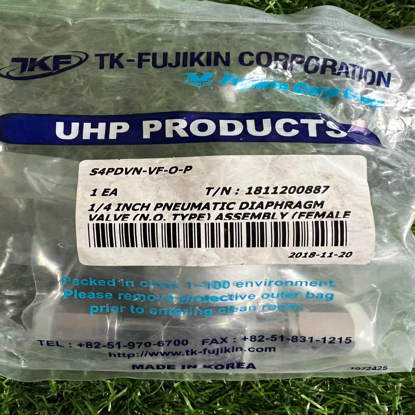 TK-FUJIKIN富士金1/4VCR气动隔膜阀