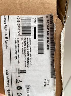 【工控自动化】S7414-3EM06-0AB0仅拆封需议价