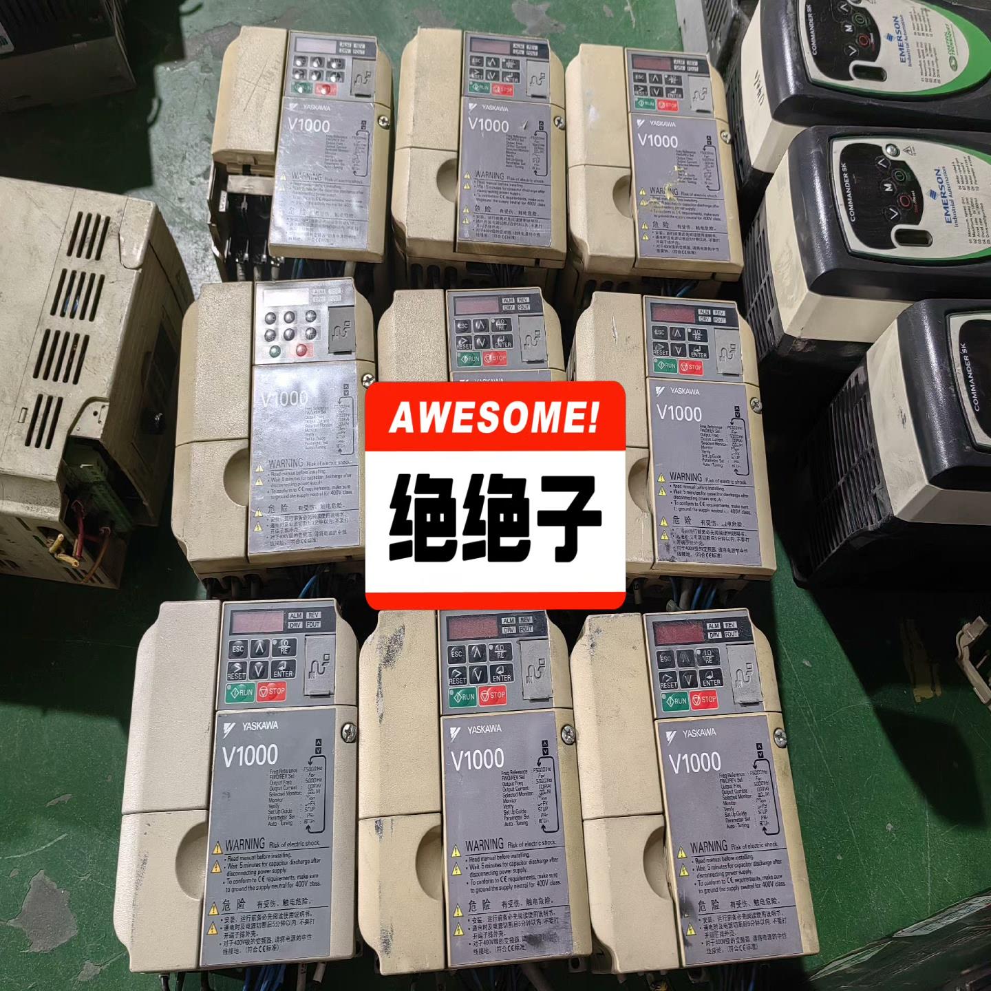 安川变频器CIMR-VB4A0002BBA 0.4kw/