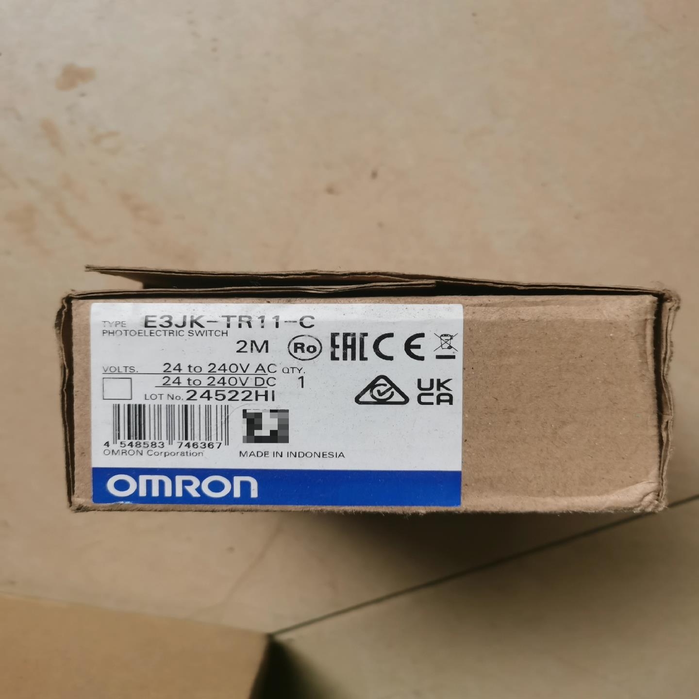 E3JK-DR12-C光电开关，原装全新的，功能，