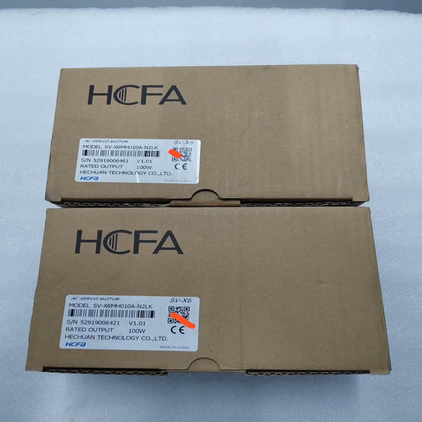 现货禾川伺服电机100wSV-X6MH010A-N2LK