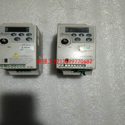 【荣强工控】VFD007L21A和VF002L21A测试正常拍前询价