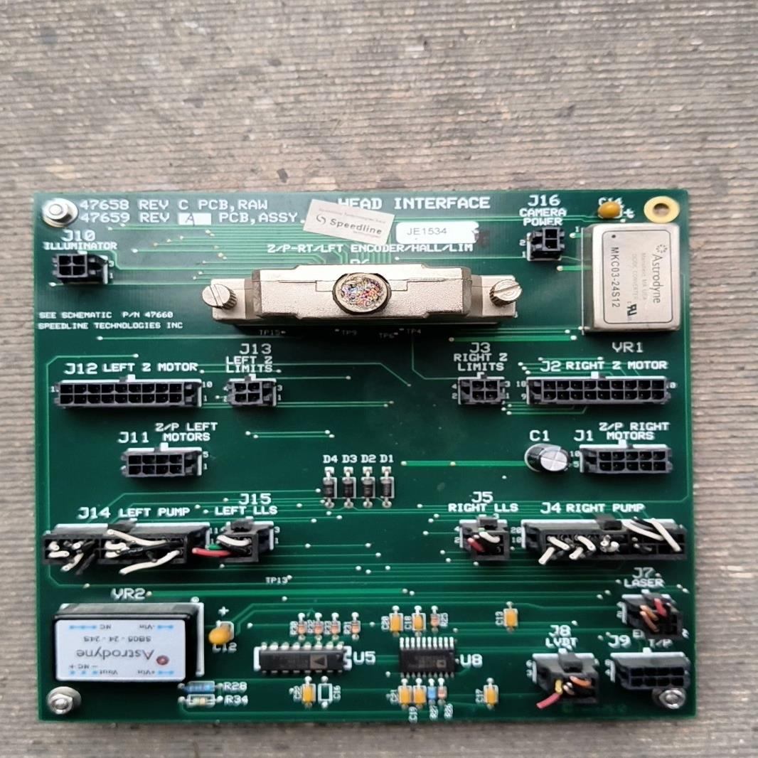 （设备配件）拆机Speedline点胶机8000头部板卡和控制卡 476