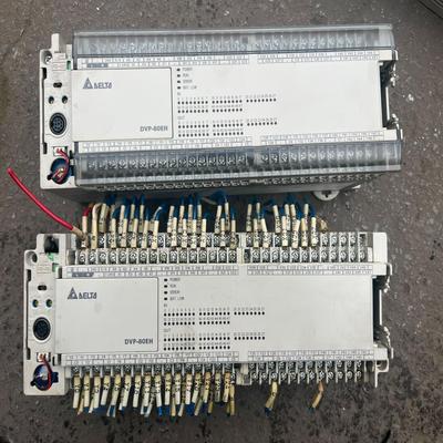 （设备配件）DVP80EH00R3台达PLC拆机两台，外壳都破损