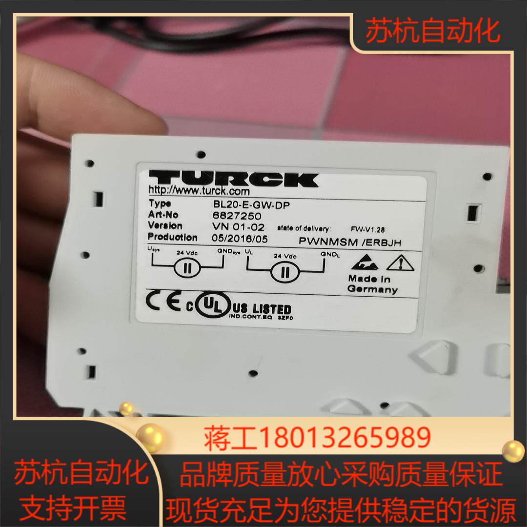图尔克模块TURCK BL20-E-GW-DP9个，