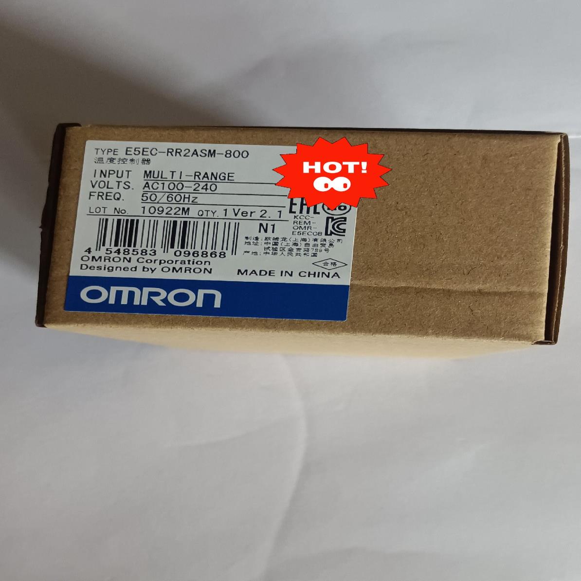 温控器E5EC一RR2ASM一800，带通讯功能，全新