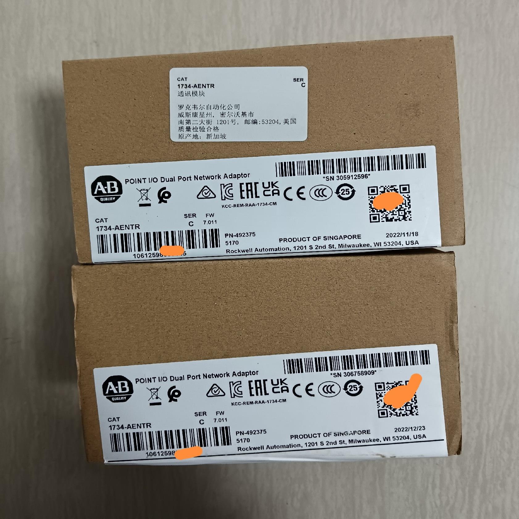 1734-AENTR  AB罗克韦尔模块全新原装现货2