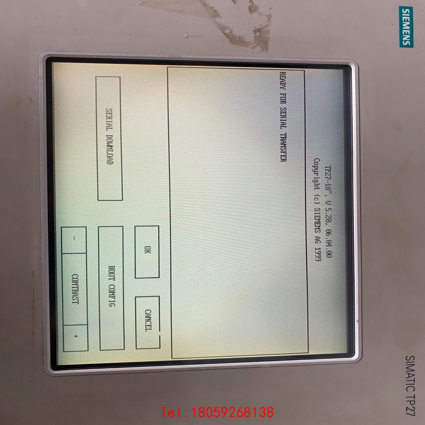 【非标价】西门子TP27触摸屏6AV3627－1QL01－0AX0 一