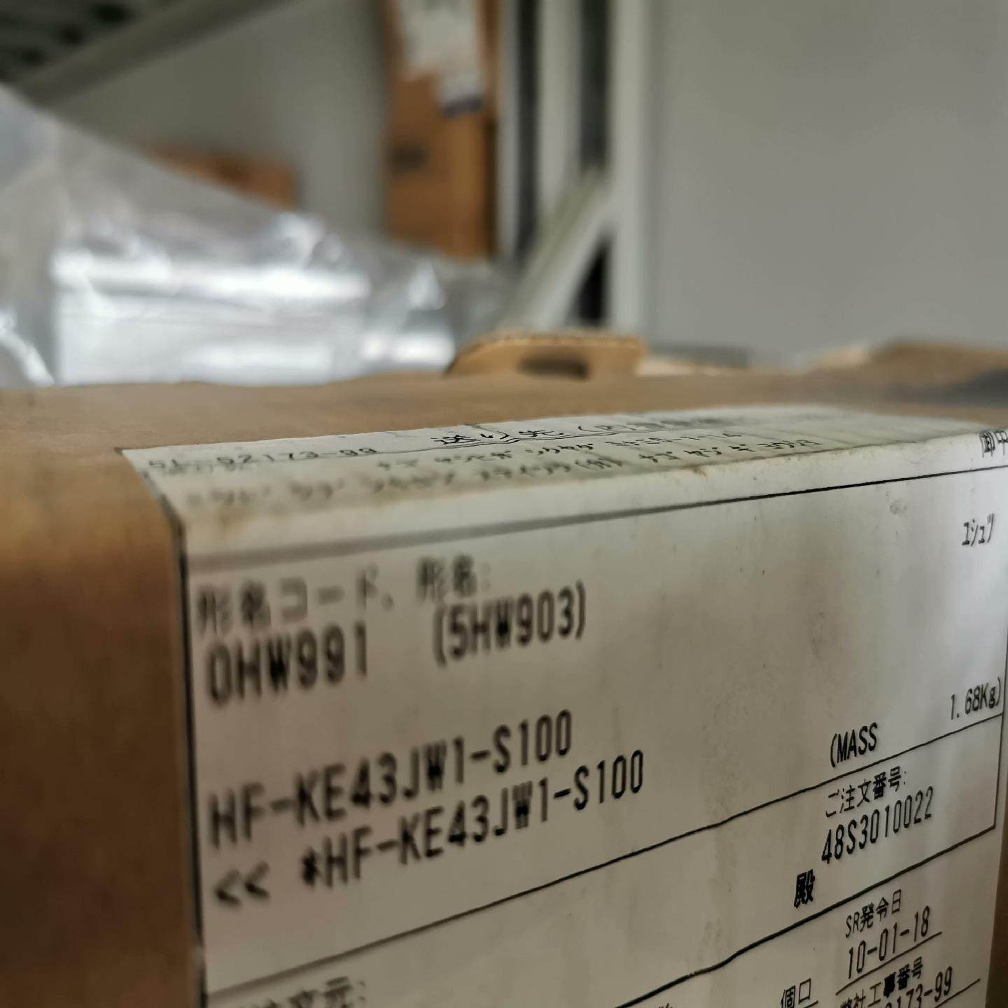 电机 HF-KE43JW1-S100，全新原装正品伺