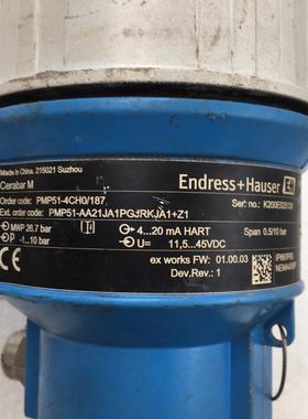 E+H恩德斯豪斯压力变送器 PMP51-4CH0/187