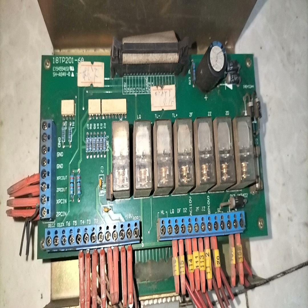 {雅致机械商行}拆机国立精机继电器板18TP201-6A实物拍摄的新旧如