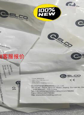 【环球】全新原装正品ELCO宜科传感器接头BB6S06   FB19