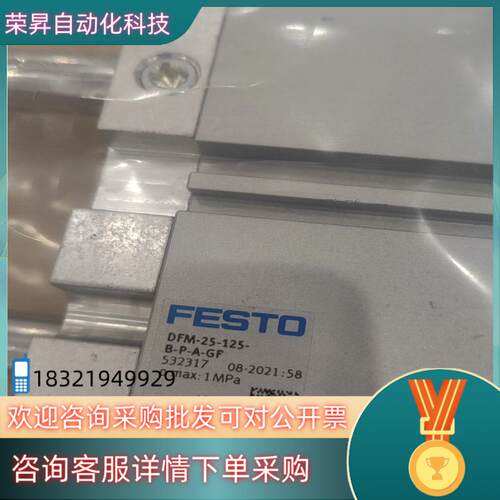 现货532317DFM-25-125-B-P-A-GF  费斯托