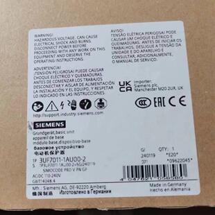 電動(dòng)機(jī)保護(hù)器 3UF7011 1AU00 需 全新未使用