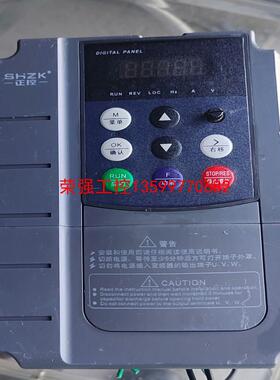 【荣强工控】上海正控变频器ZK880N-0.75kw-S3二手拆机功能包