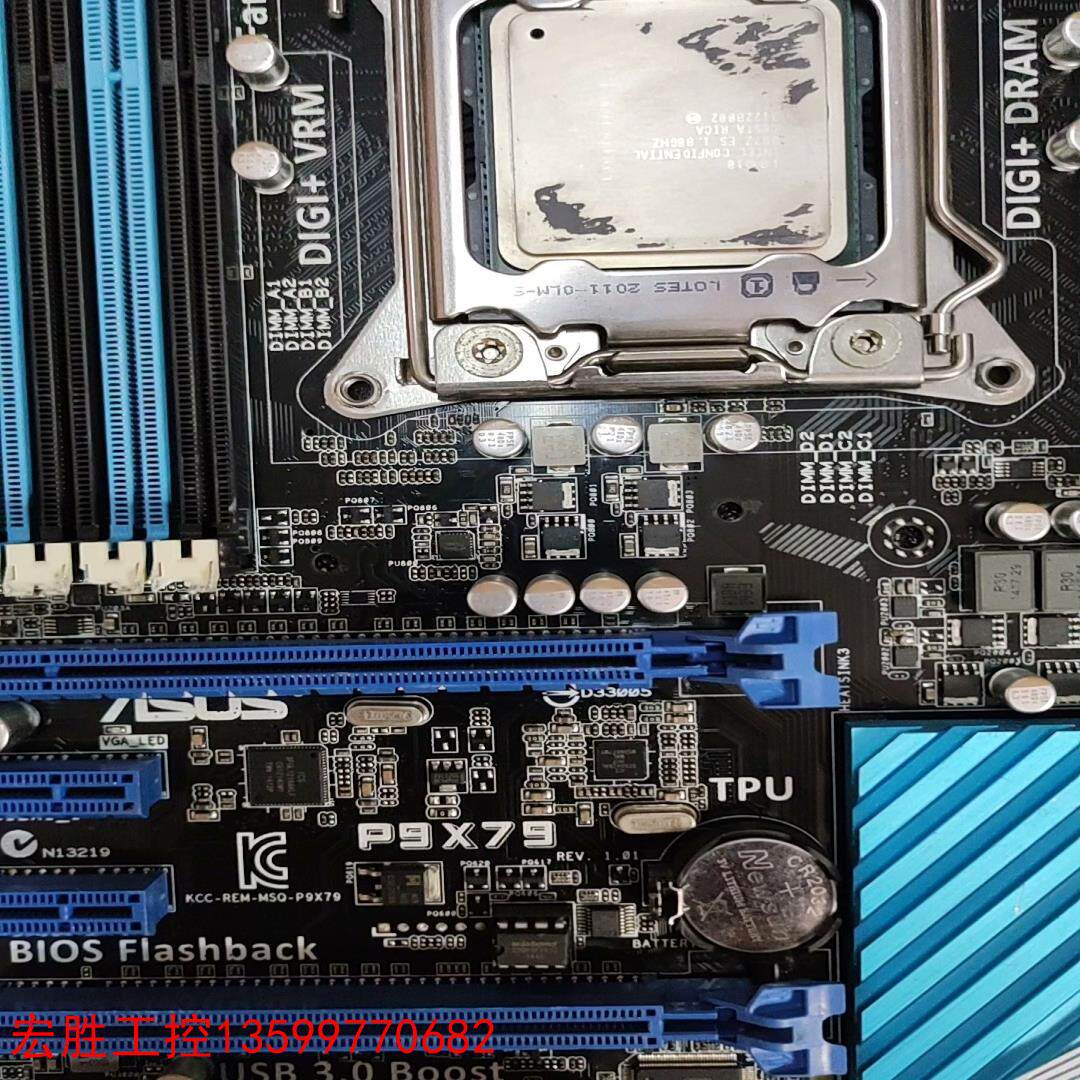 【宏胜工控】asus/华硕 p9x79  x79 主板 测试完好议价