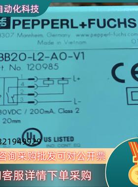 现货倍加福接近开关NBB20-L2-AO-V1全新
