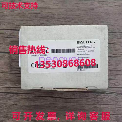 BALLUFF BOS01FL BOS 23K-PA-RH10-S4传感器库存现货