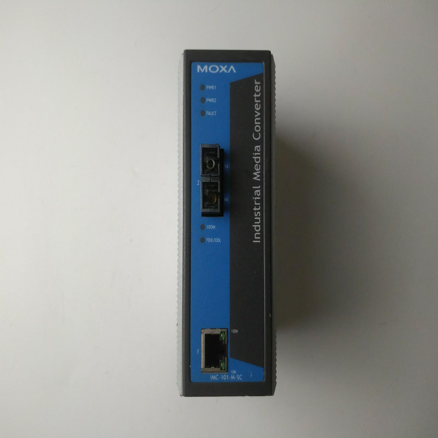 MOXA摩莎IMC-101-M-SC光电转换器，现货实拍