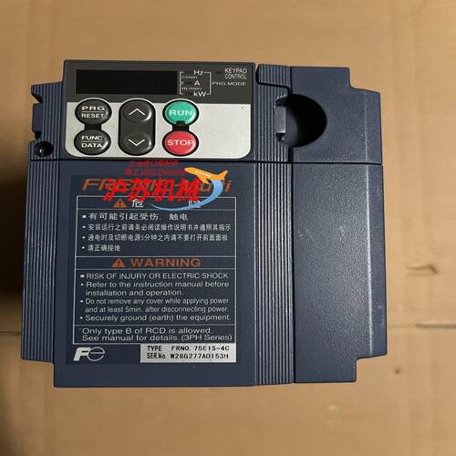 富士变频器，FRN0.75E1S－4C,0.75Kw380V