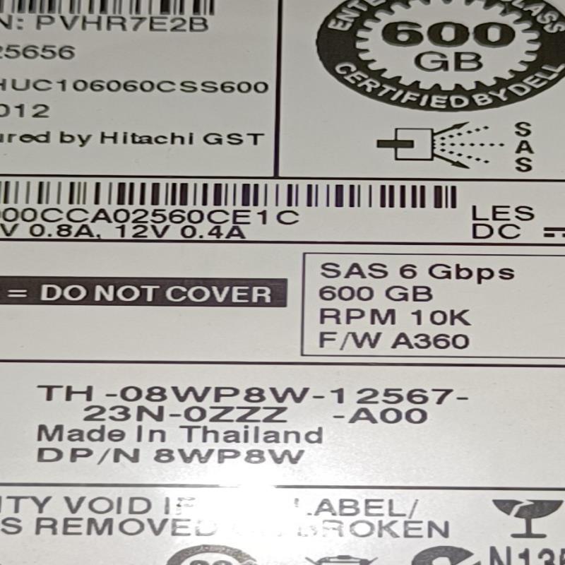 戴尔DeⅡ 600GB SAS HUC106060CSS60