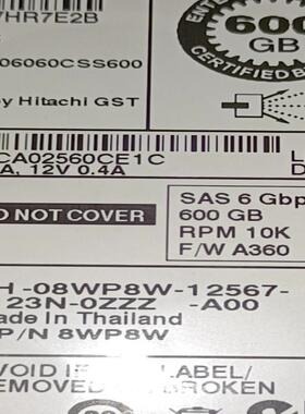戴尔DeⅡ 600GB SAS HUC106060CSS60