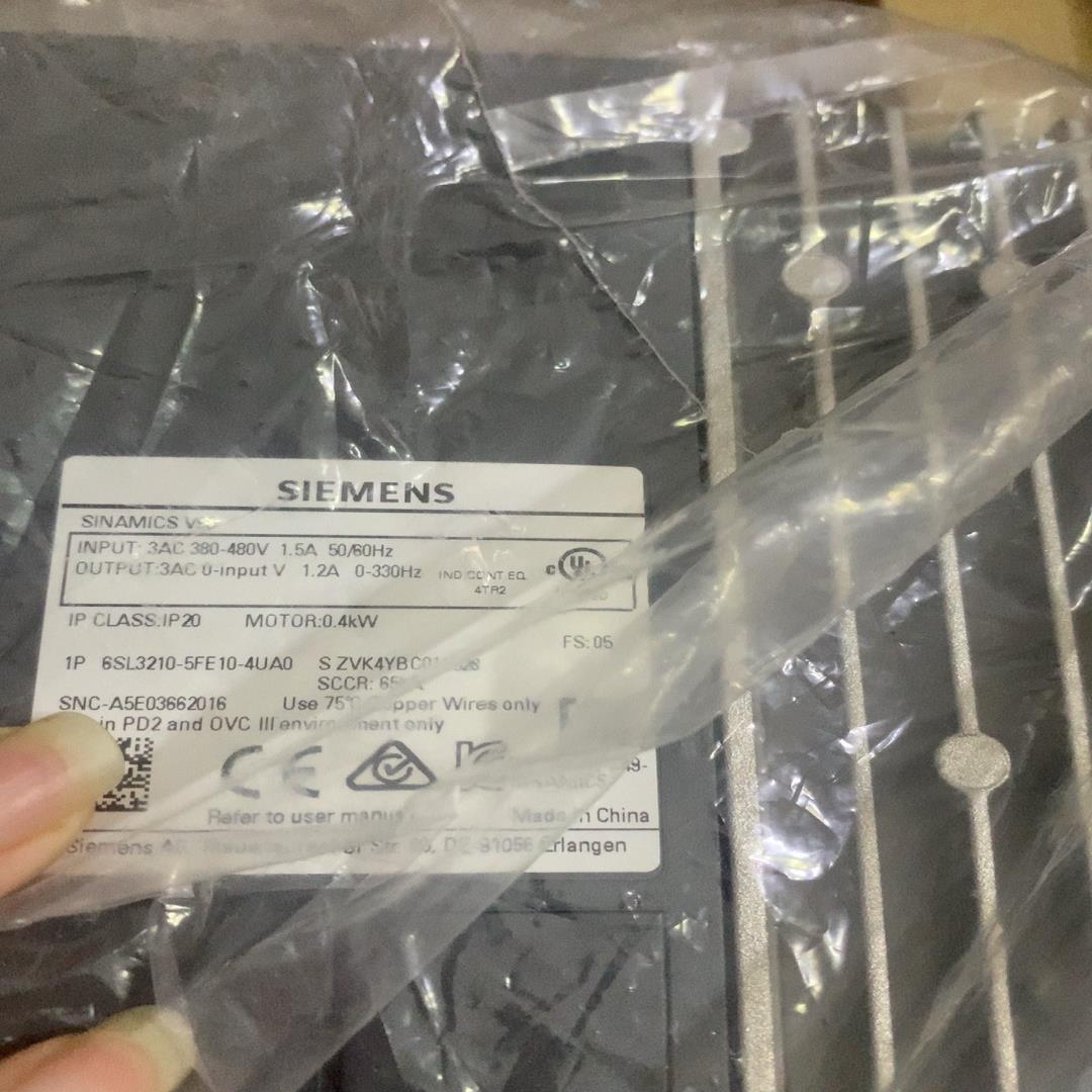 [德峰]西门子V90驱动器，6SL3210-5FE10-4UA0