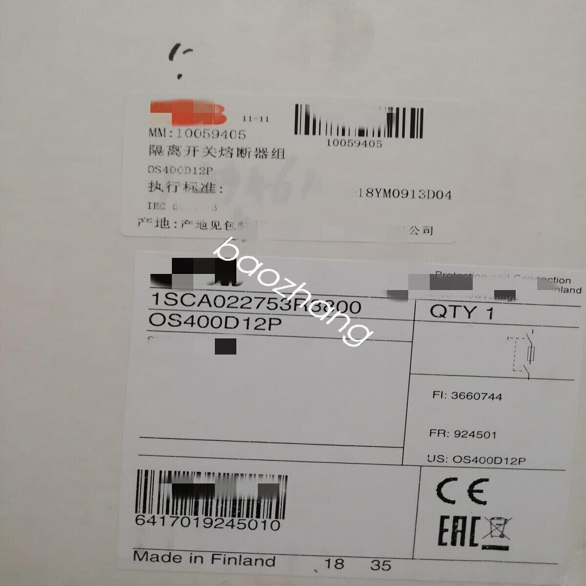 供应原装适用于 OS400D12P 1SCA022753R3800