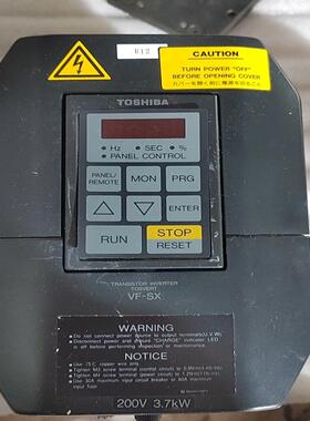（设备配件）东芝变频器VFSX-2037UP1成色如图功能正常包好包邮