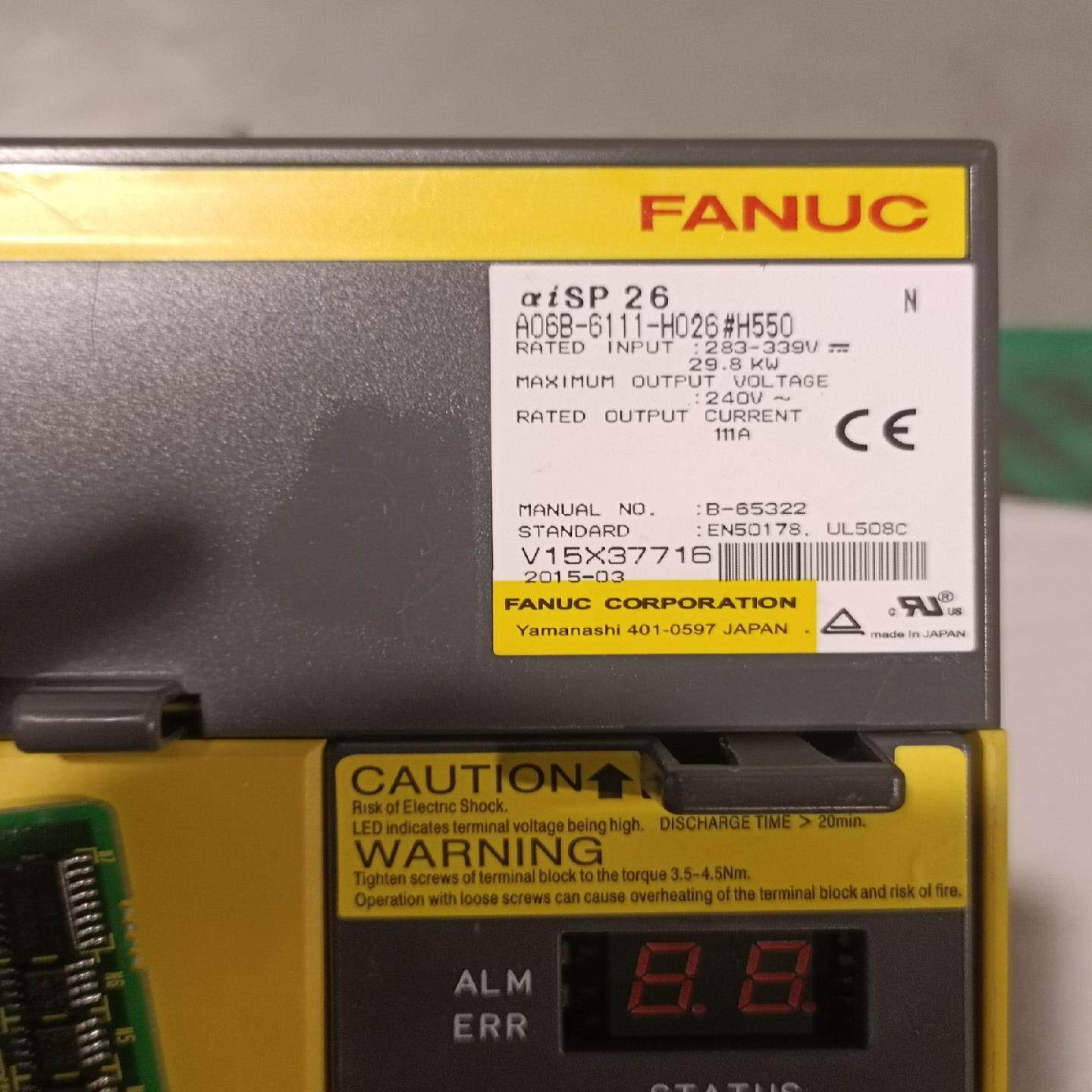 发那科驱动器A06B-6111-H026#550有货九成