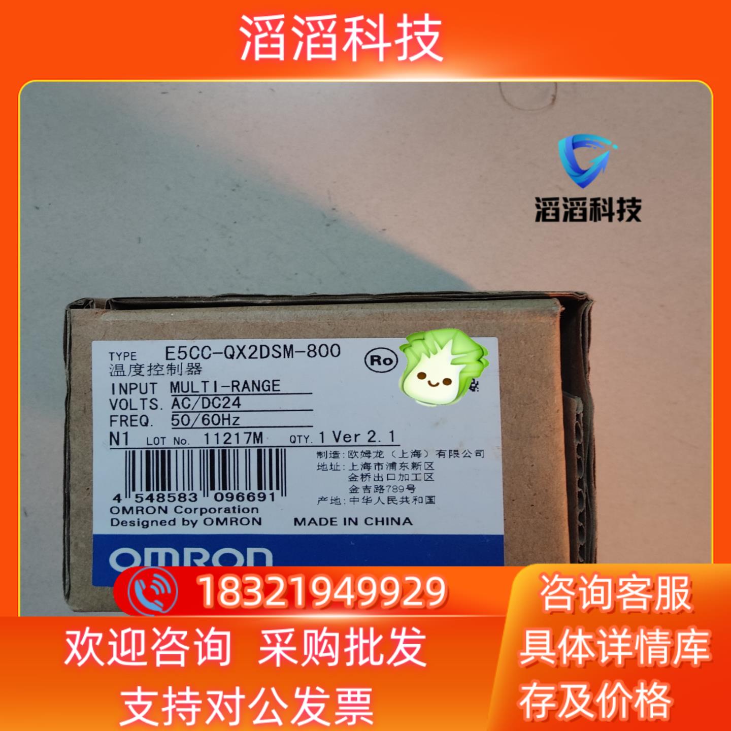 现货 全新原装 E5CC-QX2DSM-800 有2个