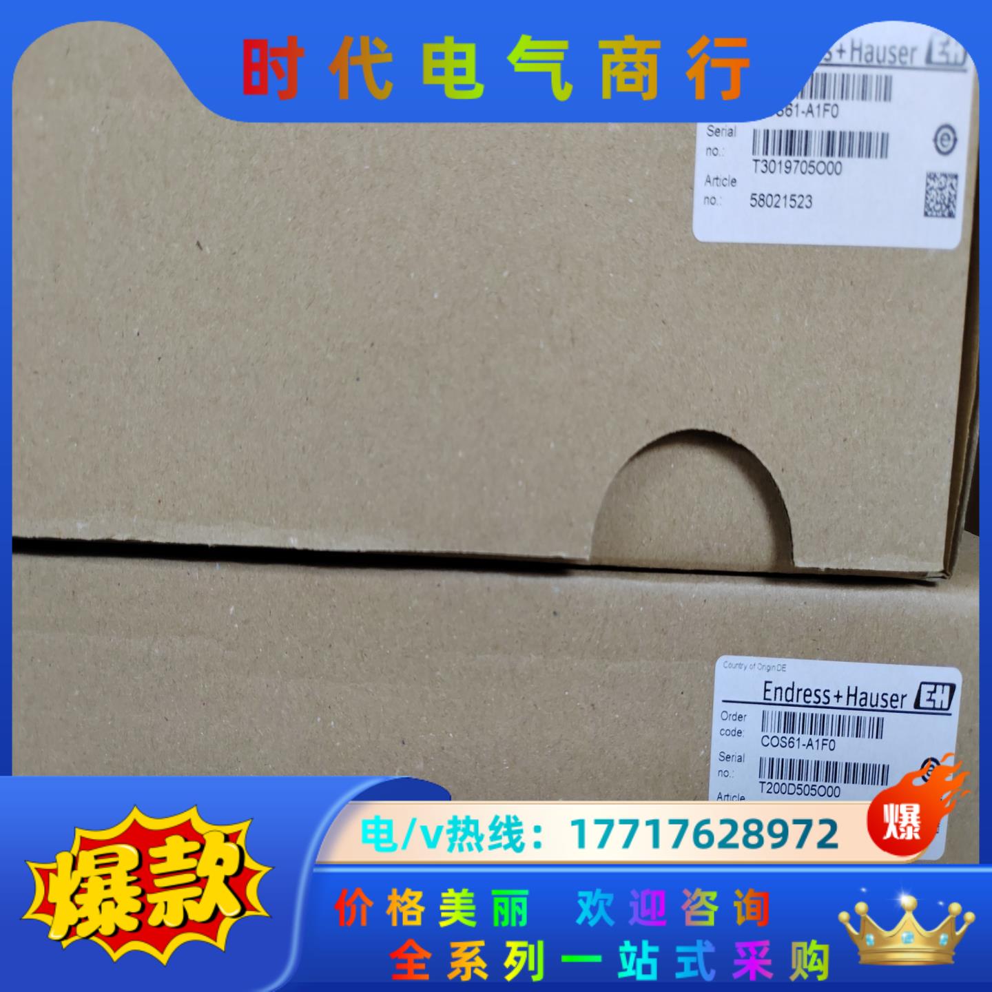 E+H COS61-A1F0溶解氧探头全新原装正品，2022议价