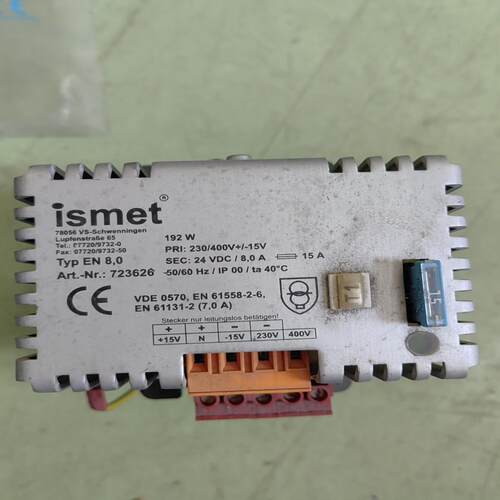 ISMET 变压器 Typ：EN 8.0/EN 8,0