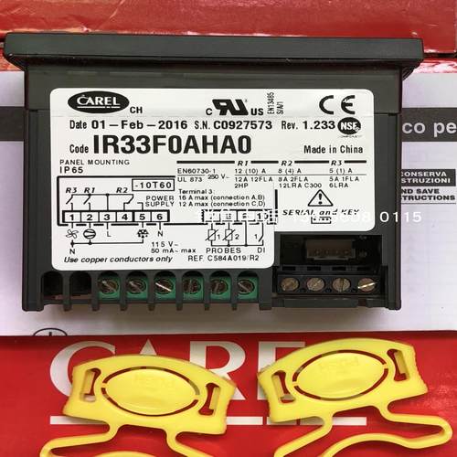 技术卡乐CAREL温控器IR33F0AHA0-- IR33FOAHAO 110伏议价