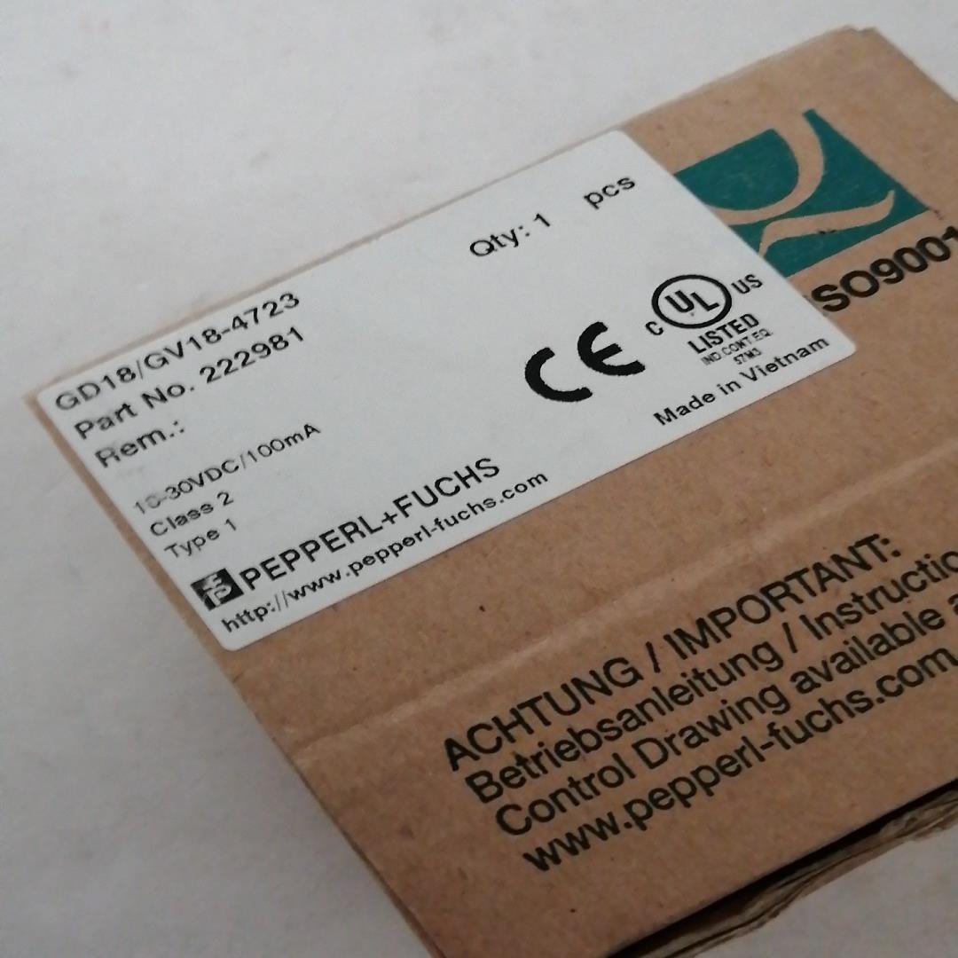 倍加福光电开关GD18/GV18-4723 222981