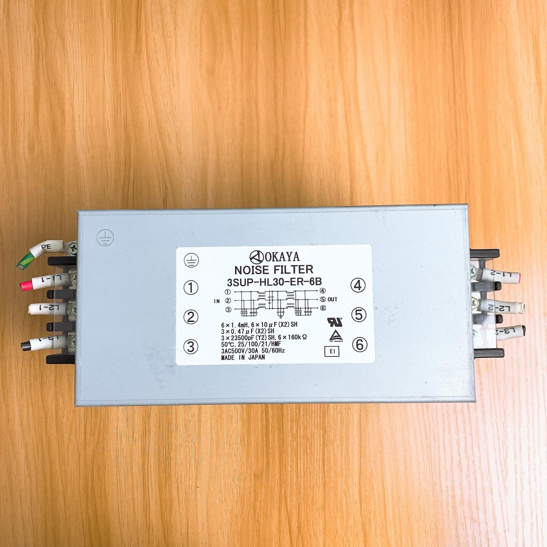 {雅致机械商行}OKAYA冈谷滤波器电源过滤器3SUP-HL30-ER-6B