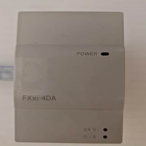 （设备配件）仅通电拆机FX3U-4DA，功能完好，无包装盒