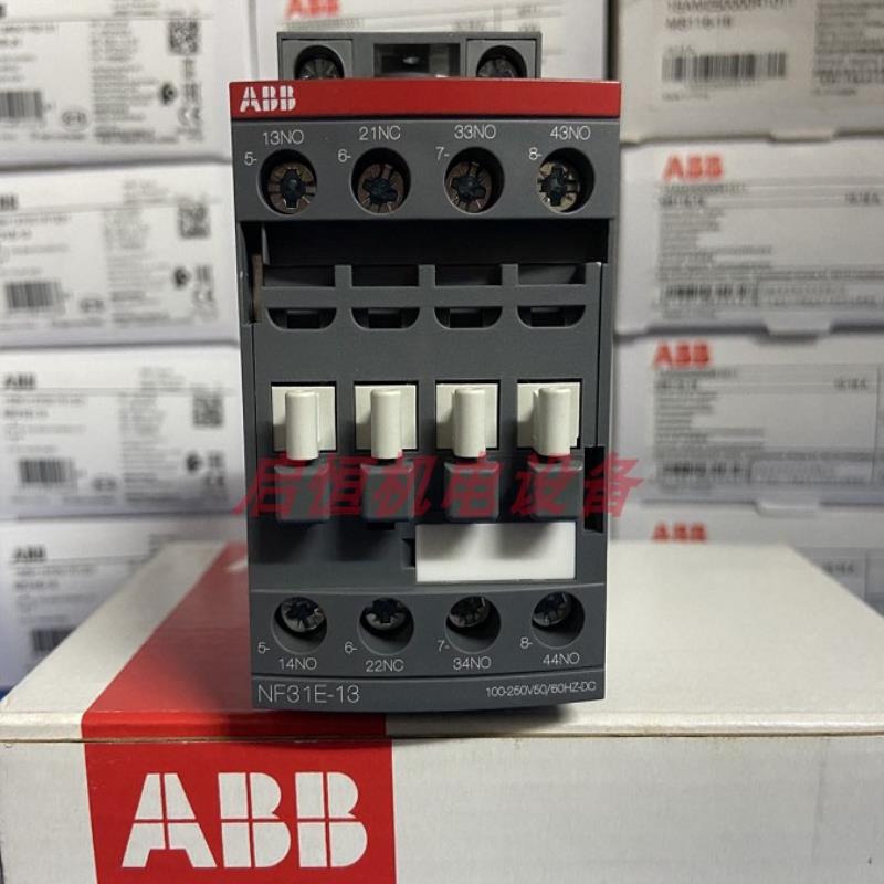 ABB中间继电器式接触器 NF31E-13 100-250V AC/DC