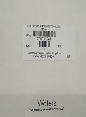 Waters配件700011241 沃特世ESI电喷雾探头组