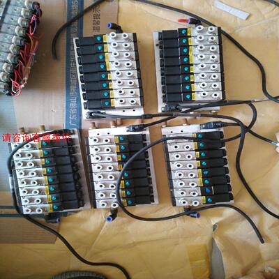 QDIO 金器集成气动电磁阀F3-4V210-08下插式阀岛