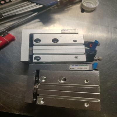 {雅致机械商行}设备拆机亚德客气行滑台气缸 侧滑 HLH20X20S  功