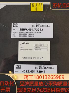 ASML  4022.454.73943光学镜头，WG一UV议价