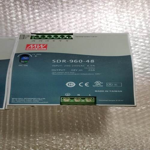 台湾明纬开关电源SDR-960-48，48V 20A，成色如