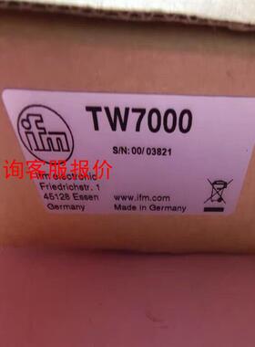 全新原装正品易福门O3X100.    7800