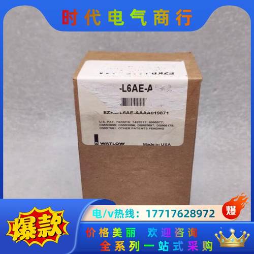 WATLOW瓦特 温控器EZKB-L6AE-AAAA 正议价