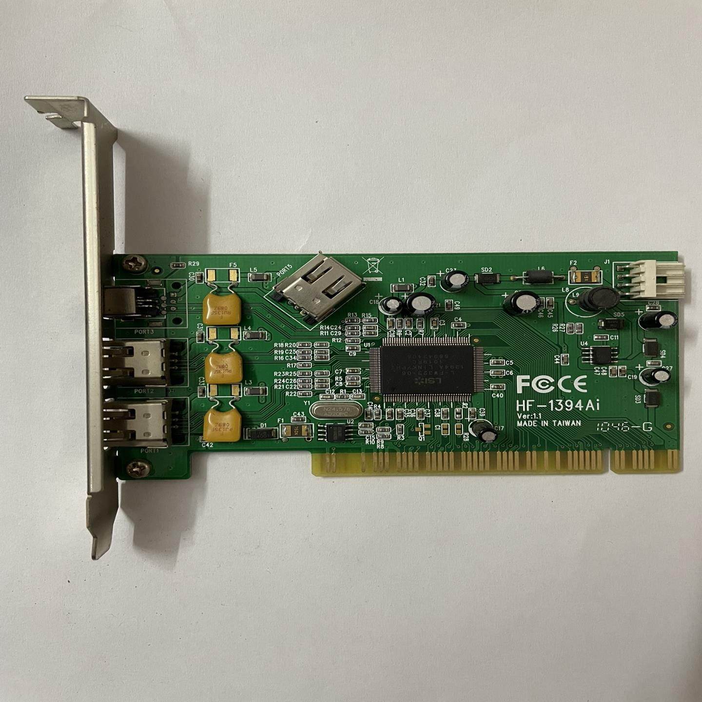 原装台湾HF-1394Ai REV 1.1 火线卡2口 13